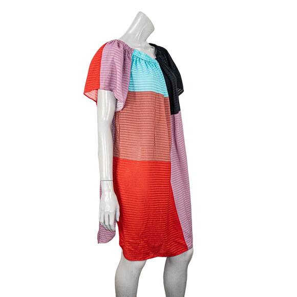 Mara Hoffman Women's Swim Lula Cover Up in Mesa Color Block Size Small - Picture 5 of 10